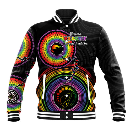 australia-lgbt-baseball-jacket-you-are-exactly-who-you-should-be-aboriginal-style