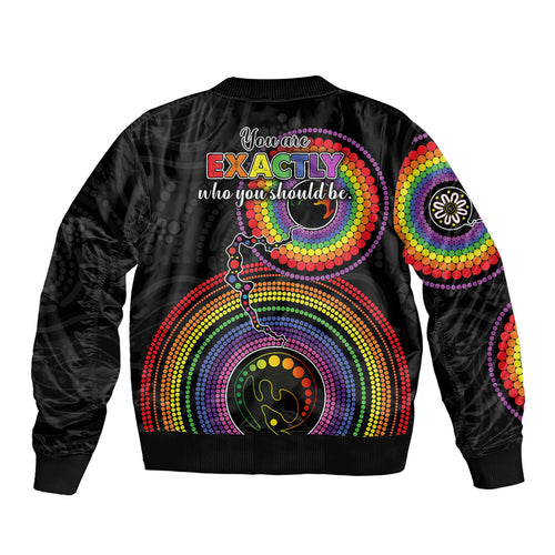 australia-lgbt-bomber-jacket-you-are-exactly-who-you-should-be-aboriginal-style