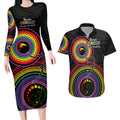 australia-lgbt-couples-matching-long-sleeve-bodycon-dress-and-hawaiian-shirt-you-are-exactly-who-you-should-be-aboriginal-style