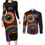 australia-lgbt-couples-matching-long-sleeve-bodycon-dress-and-long-sleeve-button-shirts-you-are-exactly-who-you-should-be-aboriginal-style