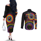 australia-lgbt-couples-matching-off-the-shoulder-long-sleeve-dress-and-long-sleeve-button-shirts-you-are-exactly-who-you-should-be-aboriginal-style