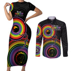 australia-lgbt-couples-matching-short-sleeve-bodycon-dress-and-long-sleeve-button-shirts-you-are-exactly-who-you-should-be-aboriginal-style