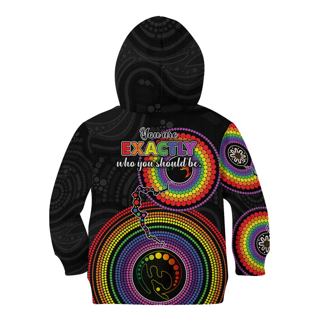 australia-lgbt-kid-hoodie-you-are-exactly-who-you-should-be-aboriginal-style