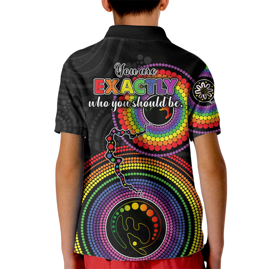 australia-lgbt-kid-polo-shirt-you-are-exactly-who-you-should-be-aboriginal-style
