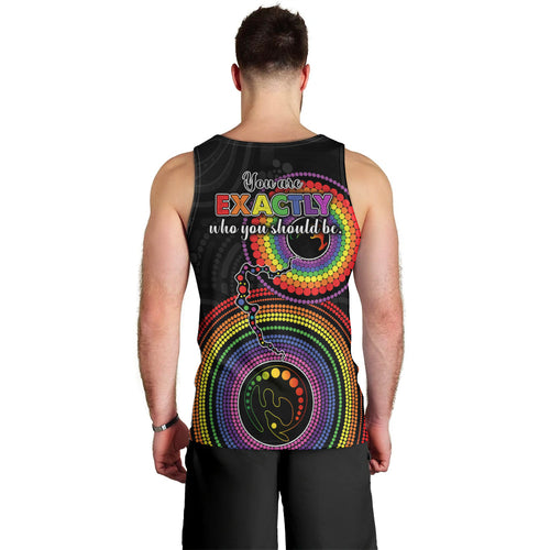 australia-lgbt-men-tank-top-you-are-exactly-who-you-should-be-aboriginal-style