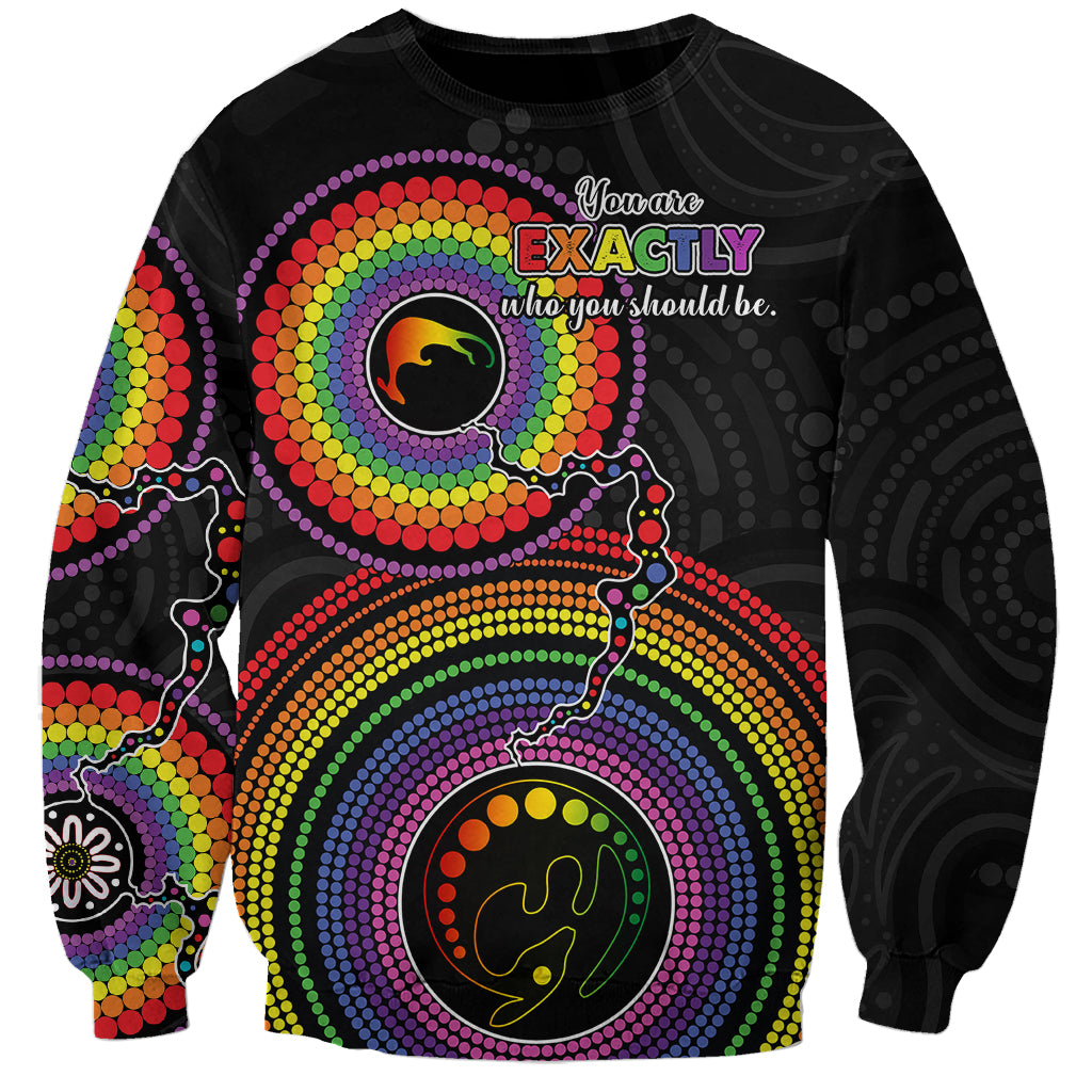 australia-lgbt-sweatshirt-you-are-exactly-who-you-should-be-aboriginal-style