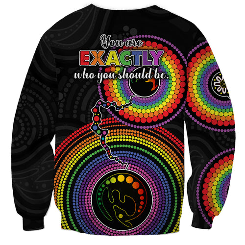 australia-lgbt-sweatshirt-you-are-exactly-who-you-should-be-aboriginal-style