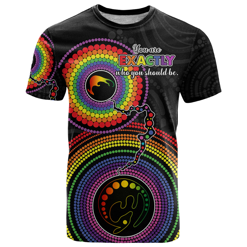 australia-lgbt-t-shirt-you-are-exactly-who-you-should-be-aboriginal-style