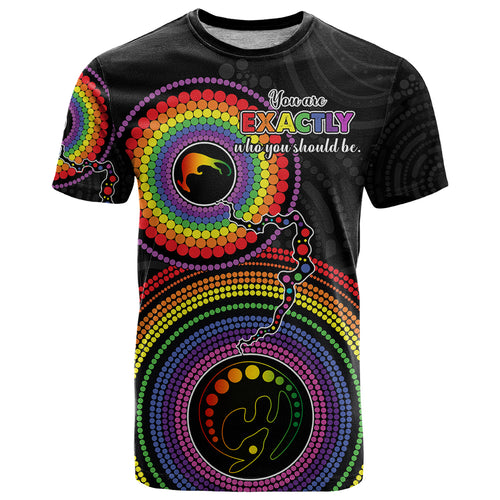australia-lgbt-t-shirt-you-are-exactly-who-you-should-be-aboriginal-style