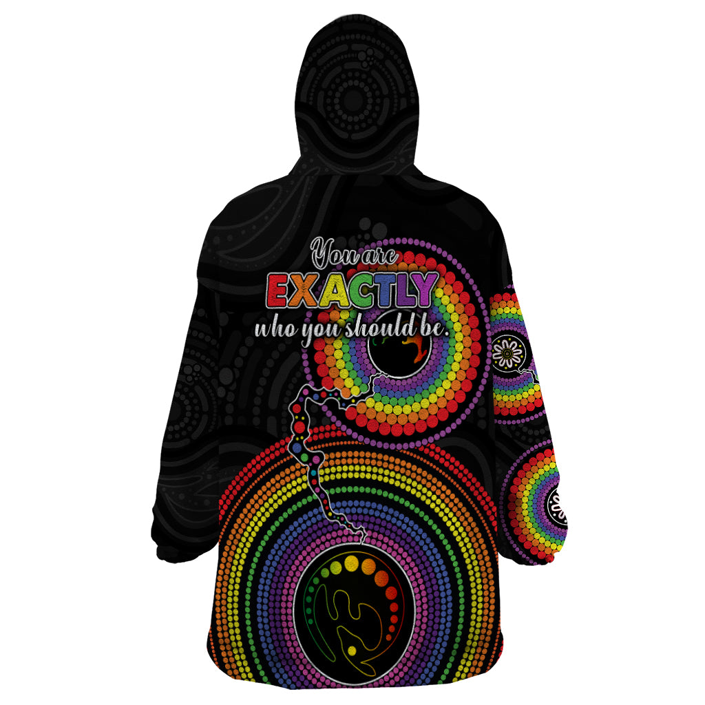 australia-lgbt-wearable-blanket-hoodie-you-are-exactly-who-you-should-be-aboriginal-style