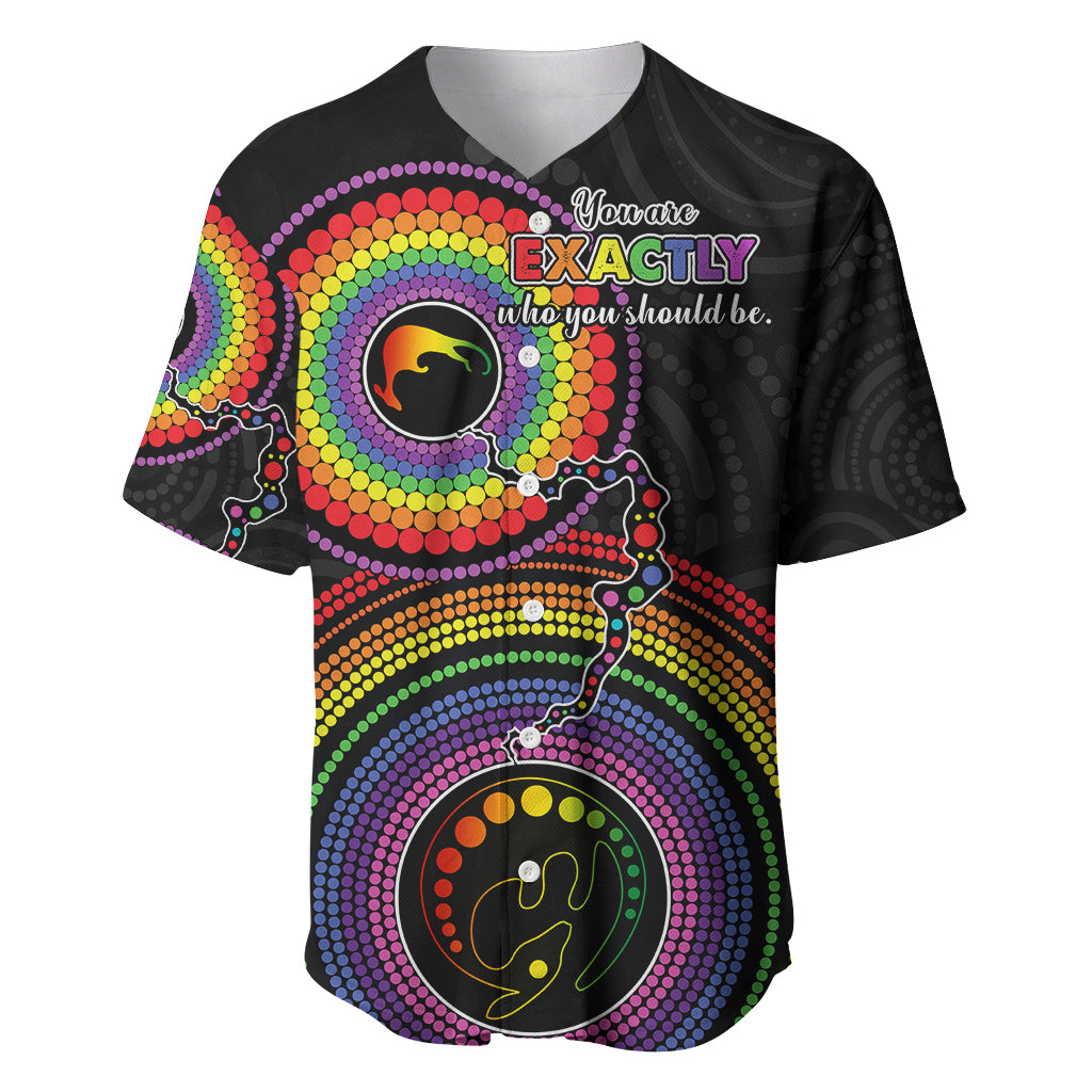 personalised-australia-lgbt-baseball-jersey-you-are-exactly-who-you-should-be-aboriginal-style