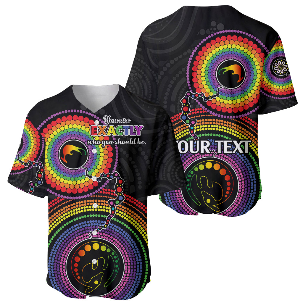 personalised-australia-lgbt-baseball-jersey-you-are-exactly-who-you-should-be-aboriginal-style