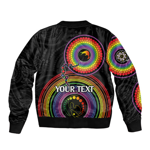 personalised-australia-lgbt-bomber-jacket-you-are-exactly-who-you-should-be-aboriginal-style