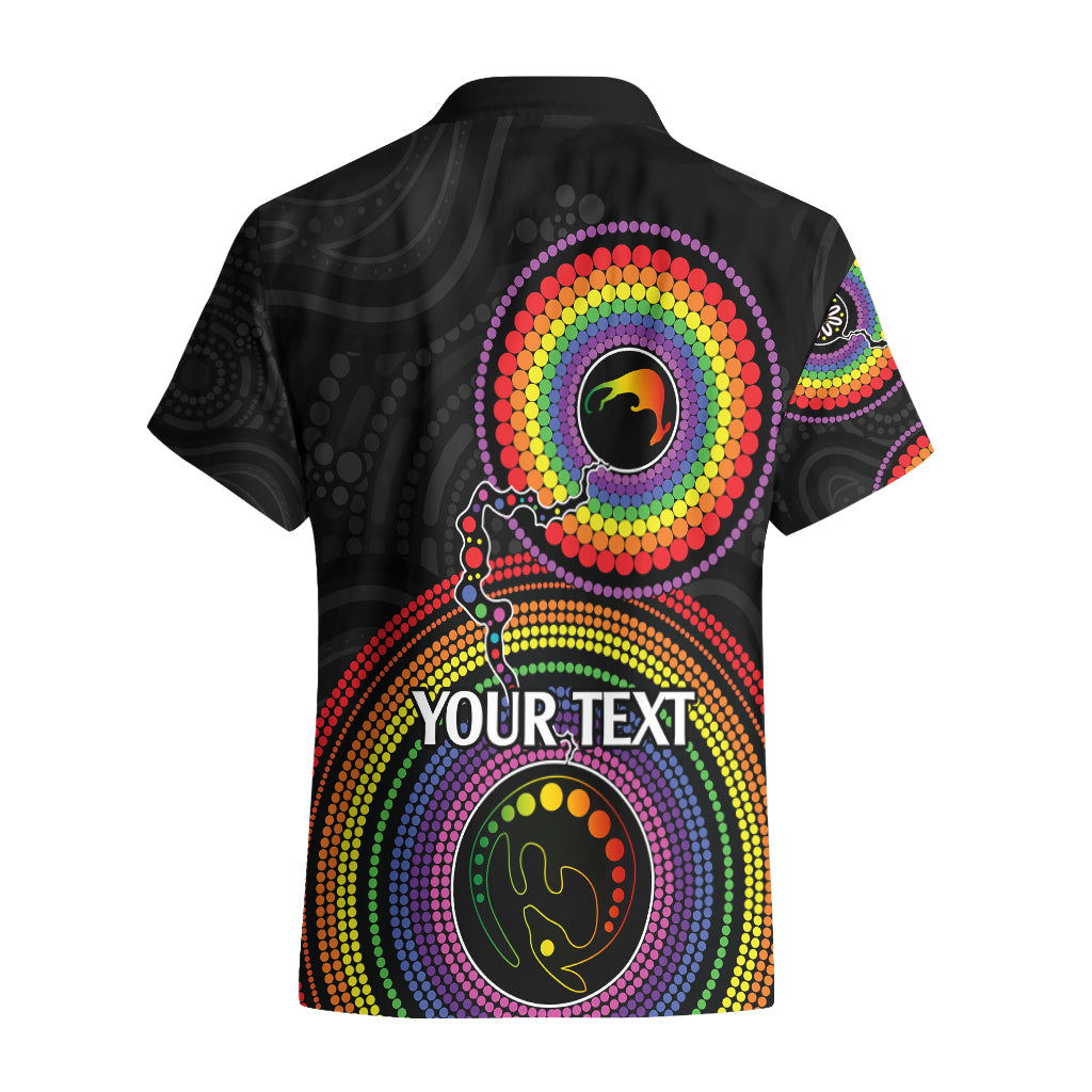 personalised-australia-lgbt-hawaiian-shirt-you-are-exactly-who-you-should-be-aboriginal-style