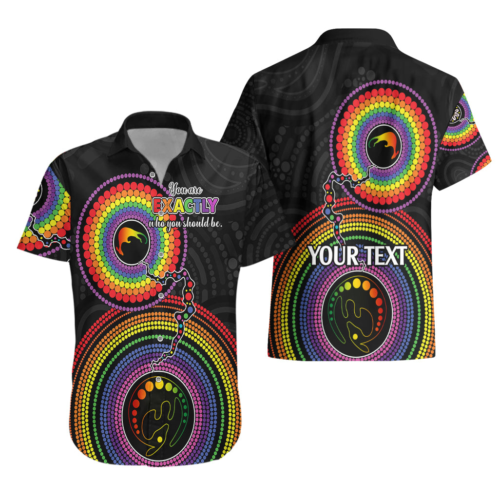 personalised-australia-lgbt-hawaiian-shirt-you-are-exactly-who-you-should-be-aboriginal-style