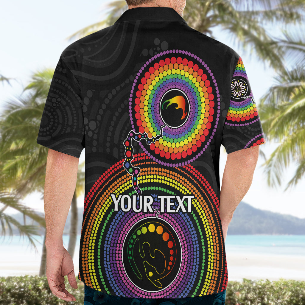 personalised-australia-lgbt-hawaiian-shirt-you-are-exactly-who-you-should-be-aboriginal-style