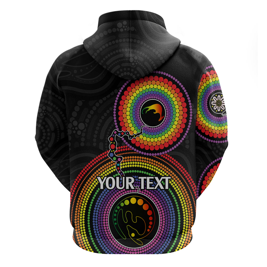 personalised-australia-lgbt-hoodie-you-are-exactly-who-you-should-be-aboriginal-style