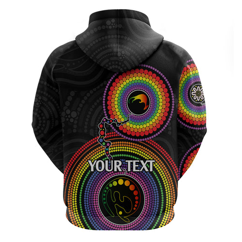 personalised-australia-lgbt-hoodie-you-are-exactly-who-you-should-be-aboriginal-style