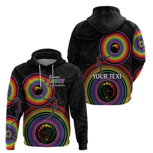 personalised-australia-lgbt-hoodie-you-are-exactly-who-you-should-be-aboriginal-style