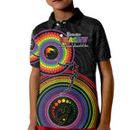personalised-australia-lgbt-kid-polo-shirt-you-are-exactly-who-you-should-be-aboriginal-style