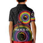 personalised-australia-lgbt-kid-polo-shirt-you-are-exactly-who-you-should-be-aboriginal-style