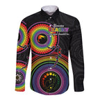 personalised-australia-lgbt-long-sleeve-button-shirt-you-are-exactly-who-you-should-be-aboriginal-style