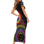 personalised-australia-lgbt-short-sleeve-bodycon-dress-you-are-exactly-who-you-should-be-aboriginal-style