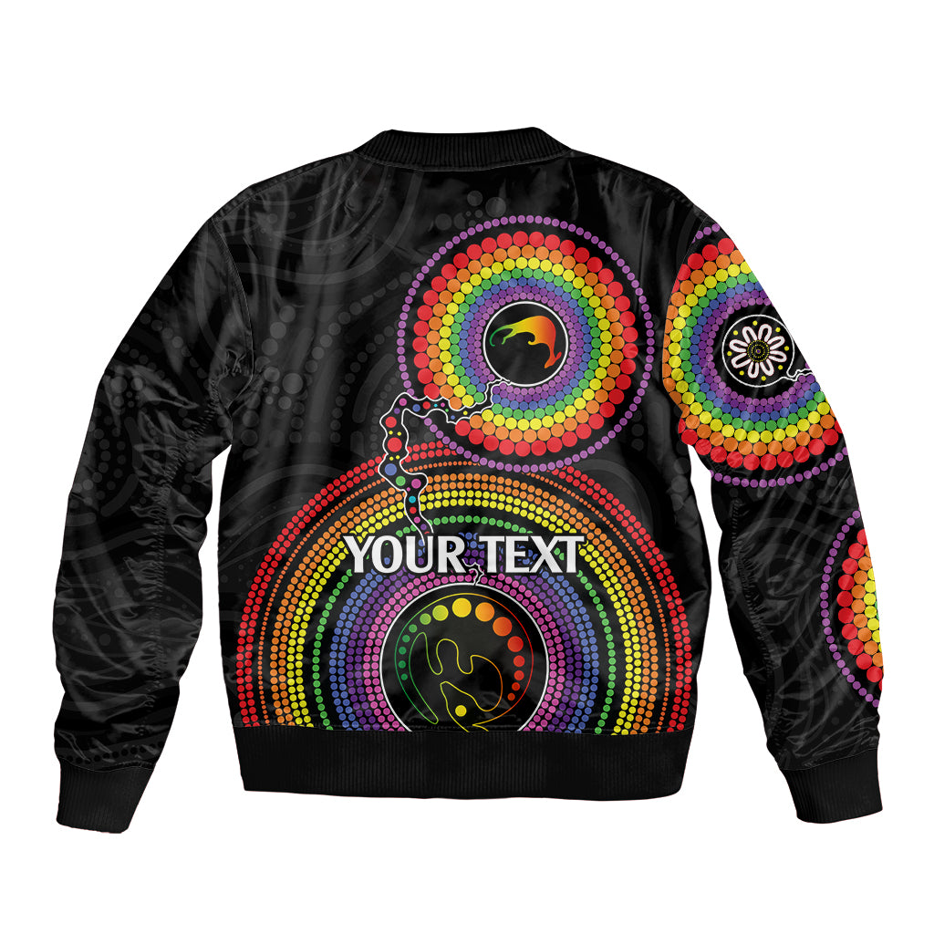 personalised-australia-lgbt-sleeve-zip-bomber-jacket-you-are-exactly-who-you-should-be-aboriginal-style