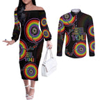 australia-lgbt-couples-matching-off-the-shoulder-long-sleeve-dress-and-long-sleeve-button-shirts-be-you-do-you-celebrate-you-aboriginal-style