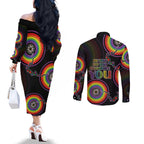 australia-lgbt-couples-matching-off-the-shoulder-long-sleeve-dress-and-long-sleeve-button-shirts-be-you-do-you-celebrate-you-aboriginal-style