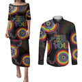 australia-lgbt-couples-matching-puletasi-dress-and-long-sleeve-button-shirts-be-you-do-you-celebrate-you-aboriginal-style