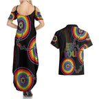 australia-lgbt-couples-matching-summer-maxi-dress-and-hawaiian-shirt-be-you-do-you-celebrate-you-aboriginal-style