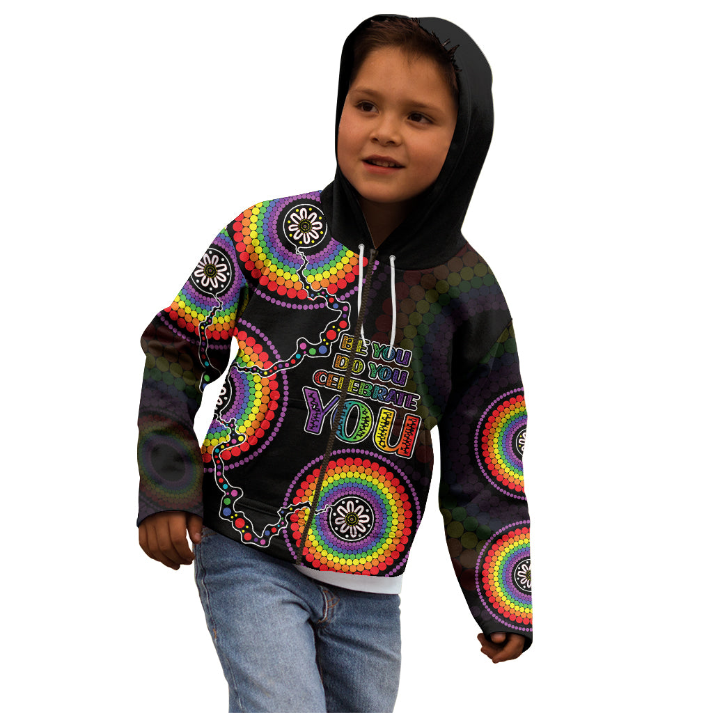 australia-lgbt-kid-hoodie-be-you-do-you-celebrate-you-aboriginal-style