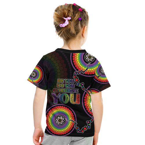 australia-lgbt-kid-t-shirt-be-you-do-you-celebrate-you-aboriginal-style