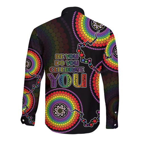 australia-lgbt-long-sleeve-button-shirt-be-you-do-you-celebrate-you-aboriginal-style