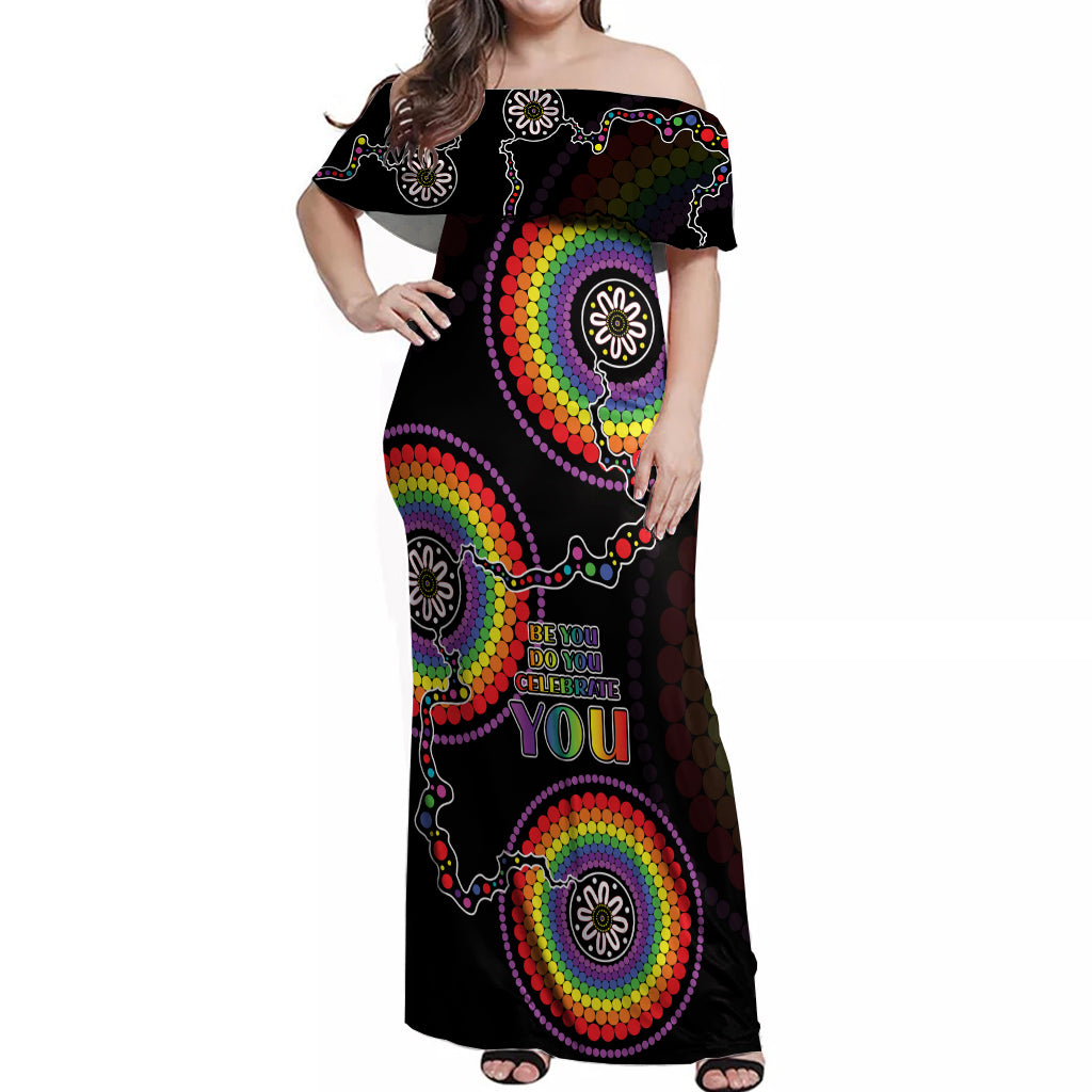 australia-lgbt-off-shoulder-maxi-dress-be-you-do-you-celebrate-you-aboriginal-style