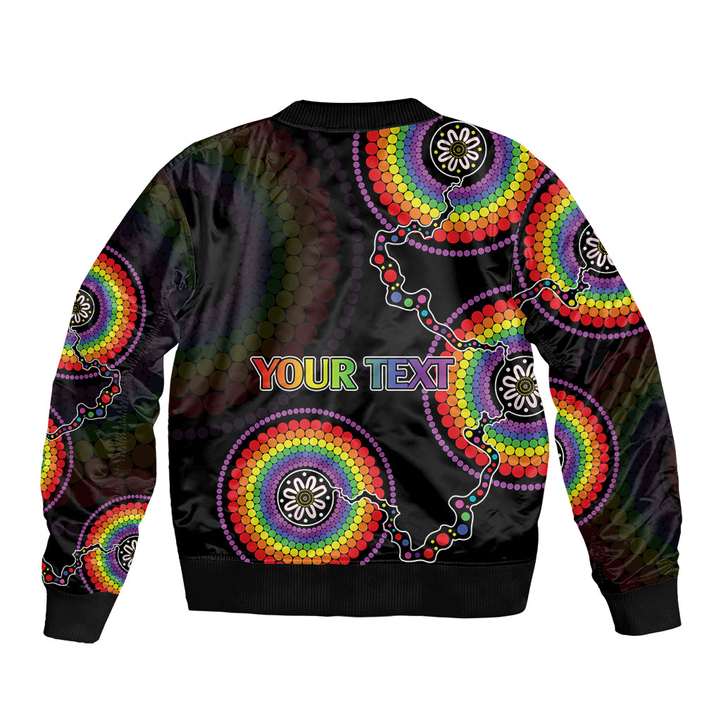 personalised-australia-lgbt-bomber-jacket-be-you-do-you-celebrate-you-aboriginal-style