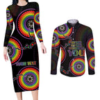 personalised-australia-lgbt-couples-matching-long-sleeve-bodycon-dress-and-long-sleeve-button-shirts-be-you-do-you-celebrate-you-aboriginal-style