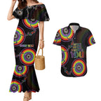 personalised-australia-lgbt-couples-matching-mermaid-dress-and-hawaiian-shirt-be-you-do-you-celebrate-you-aboriginal-style