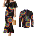 personalised-australia-lgbt-couples-matching-mermaid-dress-and-long-sleeve-button-shirts-be-you-do-you-celebrate-you-aboriginal-style
