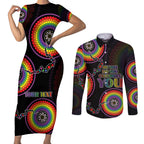 personalised-australia-lgbt-couples-matching-short-sleeve-bodycon-dress-and-long-sleeve-button-shirts-be-you-do-you-celebrate-you-aboriginal-style