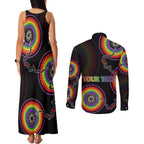 personalised-australia-lgbt-couples-matching-tank-maxi-dress-and-long-sleeve-button-shirts-be-you-do-you-celebrate-you-aboriginal-style