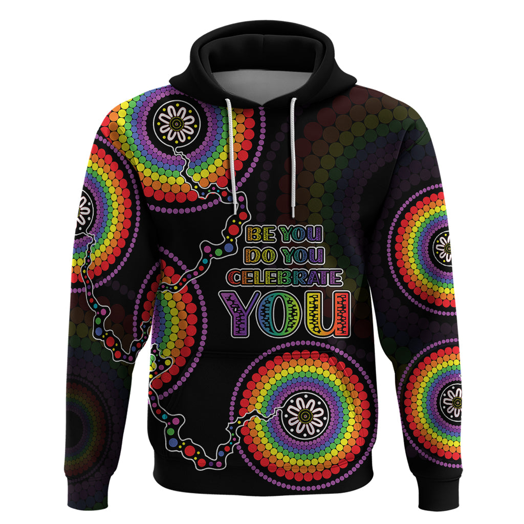 personalised-australia-lgbt-hoodie-be-you-do-you-celebrate-you-aboriginal-style