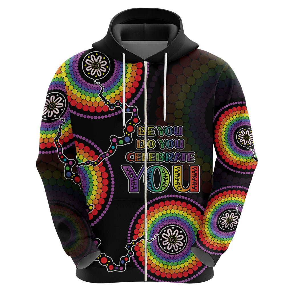 personalised-australia-lgbt-hoodie-be-you-do-you-celebrate-you-aboriginal-style