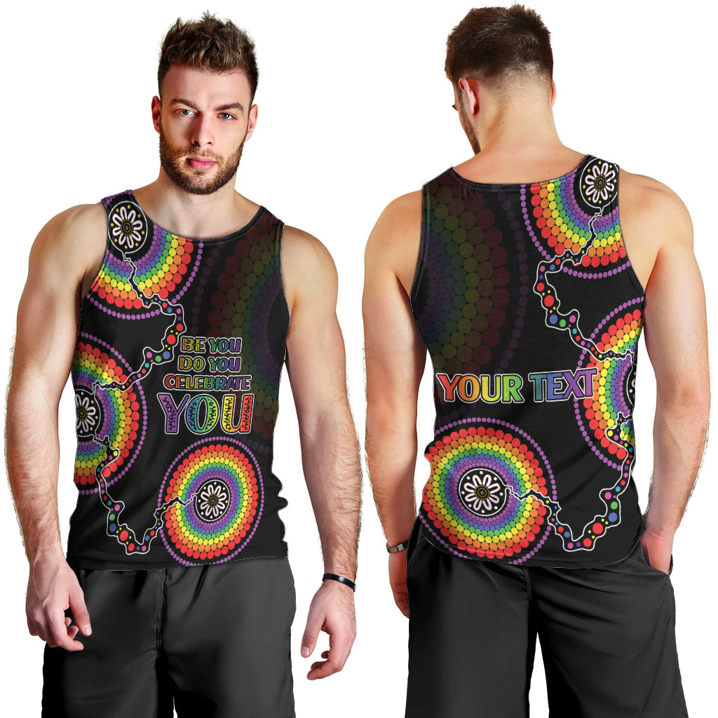 personalised-australia-lgbt-men-tank-top-be-you-do-you-celebrate-you-aboriginal-style
