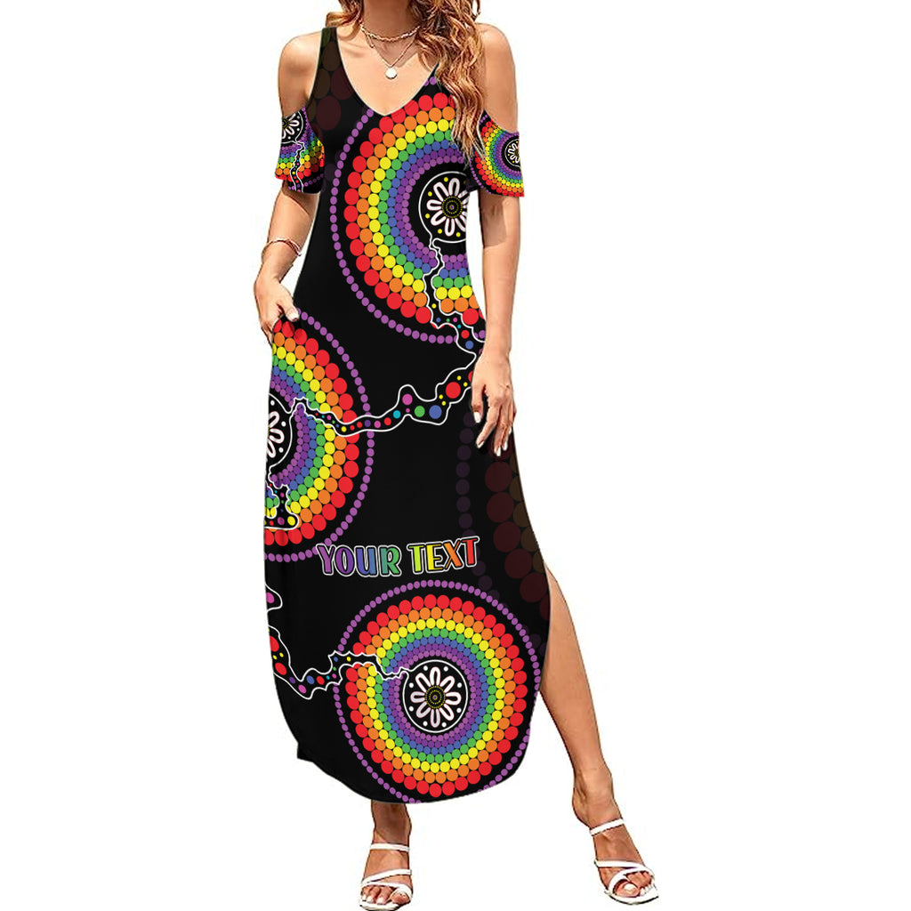 personalised-australia-lgbt-summer-maxi-dress-be-you-do-you-celebrate-you-aboriginal-style