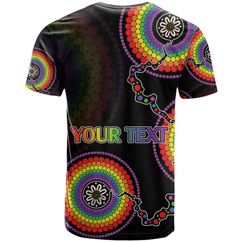 personalised-australia-lgbt-t-shirt-be-you-do-you-celebrate-you-aboriginal-style