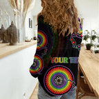 Personalised Australia LGBT Women Casual Shirt Be You Do You Celebrate You Aboriginal Style LT9