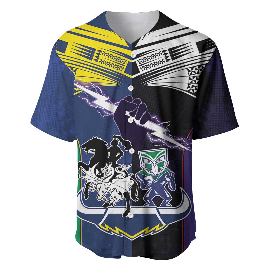 Custom Dragons-Cowboys Combine Storm-Warriors Baseball Jersey Sport Style Version 01