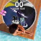 Custom Dragons-Cowboys Combine Storm-Warriors Beach Blanket Sport Style Version 01